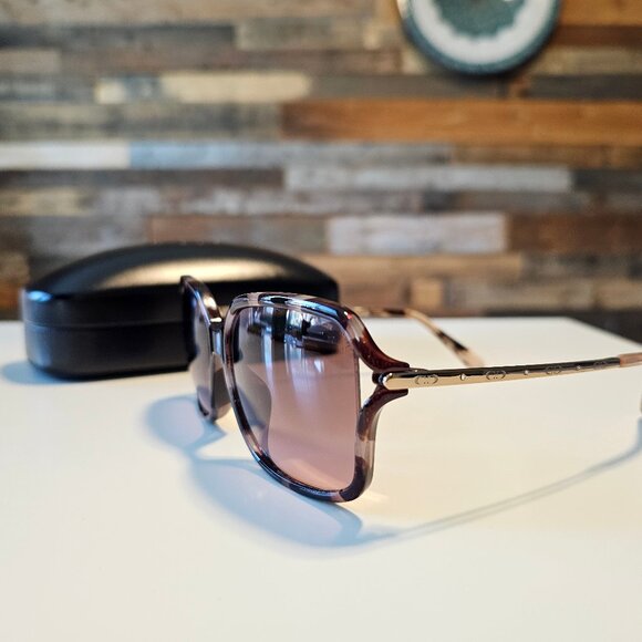 Coach Pink Tortoise 56635M Sunglasses - Picture 2 of 6